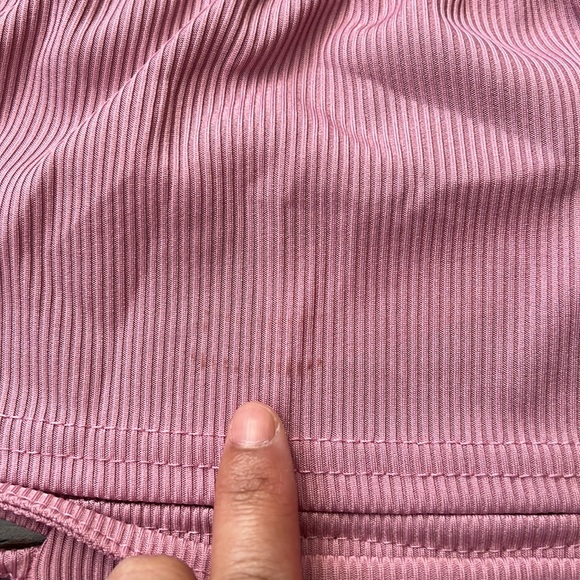 Pretty Little Thing Mauve Ribbed Strappy Cutout Bodycon Dress - Picture 3 of 7